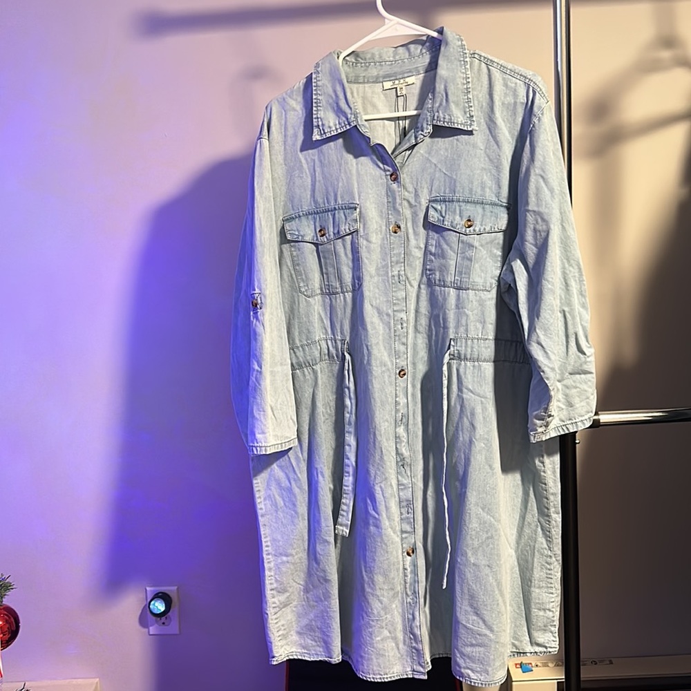 - Denim dress